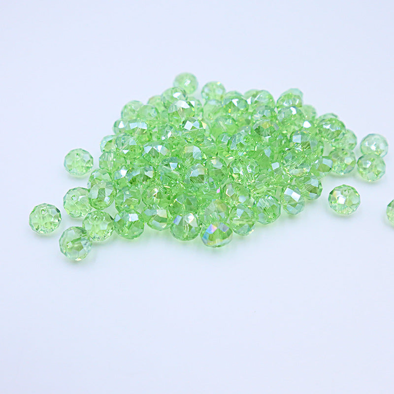 Premium 4/6/8mm Rondelles Crystal Beads-PureLucent Glitter Collection