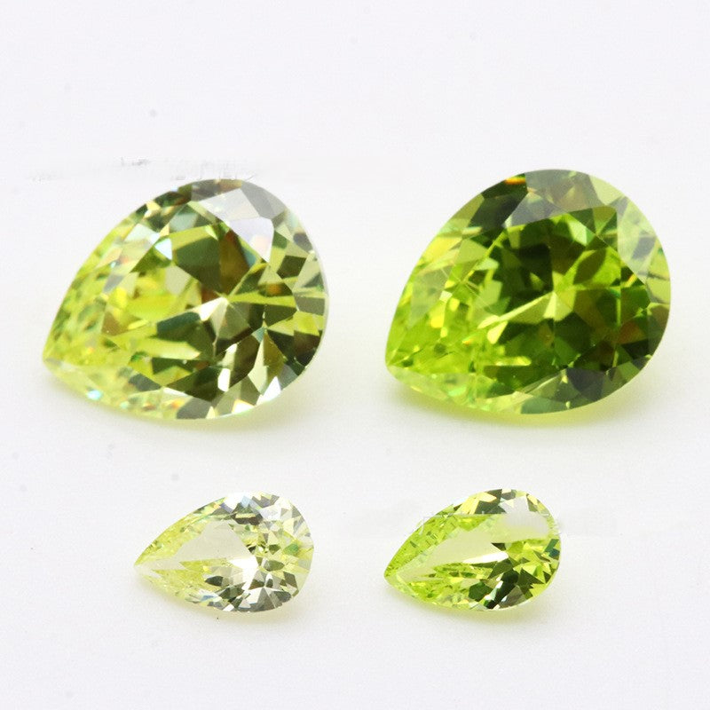 5A Pear Shape Loose CZ Stone - Bulk