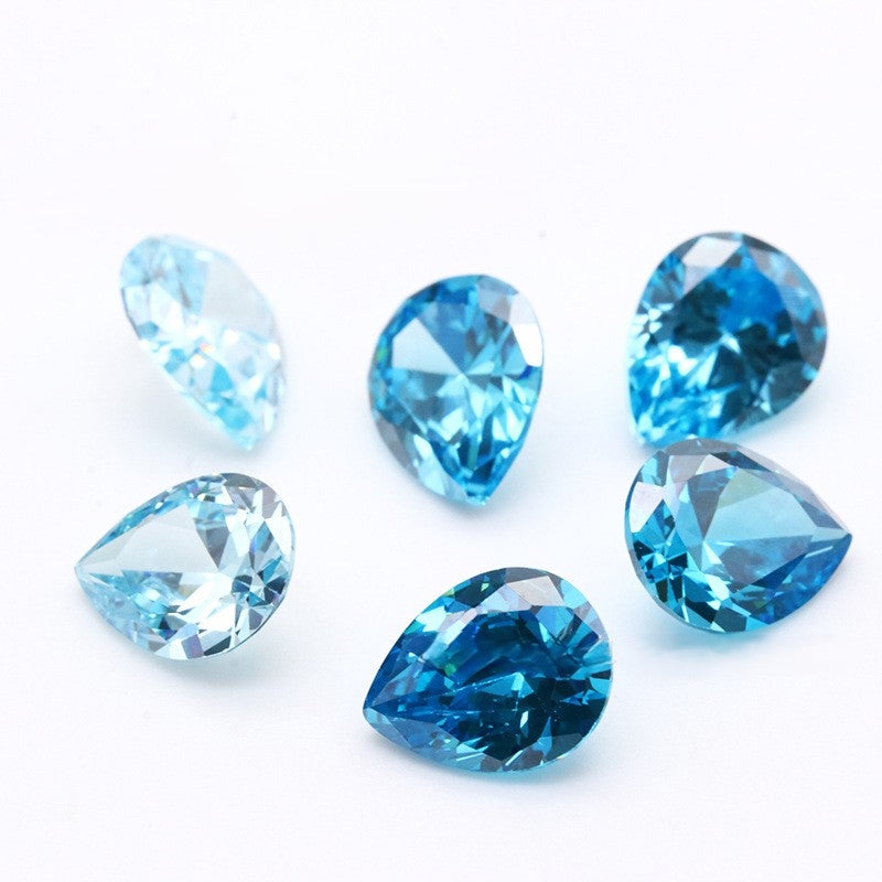 5A Pear Shape Loose CZ Stone - Bulk