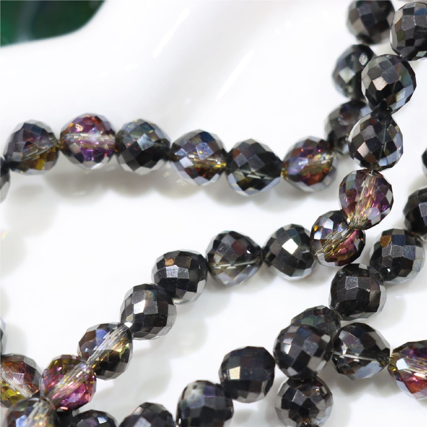 Premium 8/10mm Fat Teardrop Strawberry Crystals Beads