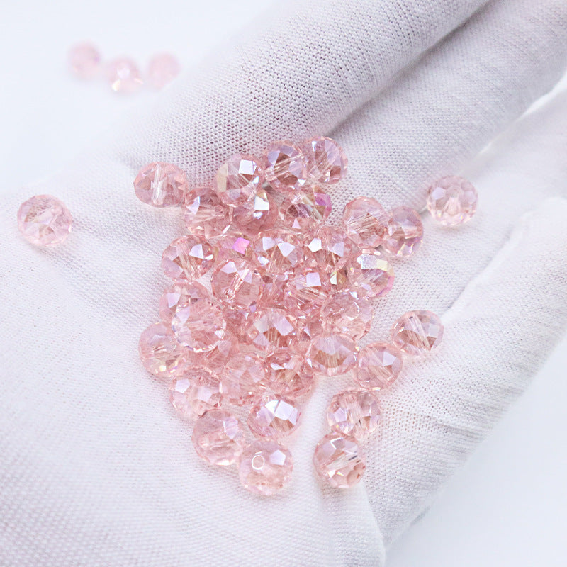 Premium 4/6/8mm Rondelles Crystal Beads-PureLucent Glitter Collection