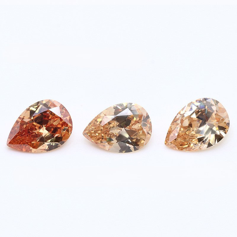 5A Pear Shape Loose CZ Stone - Bulk