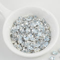 (100pcs)4x6mm Teardrop Prong-Set CZ