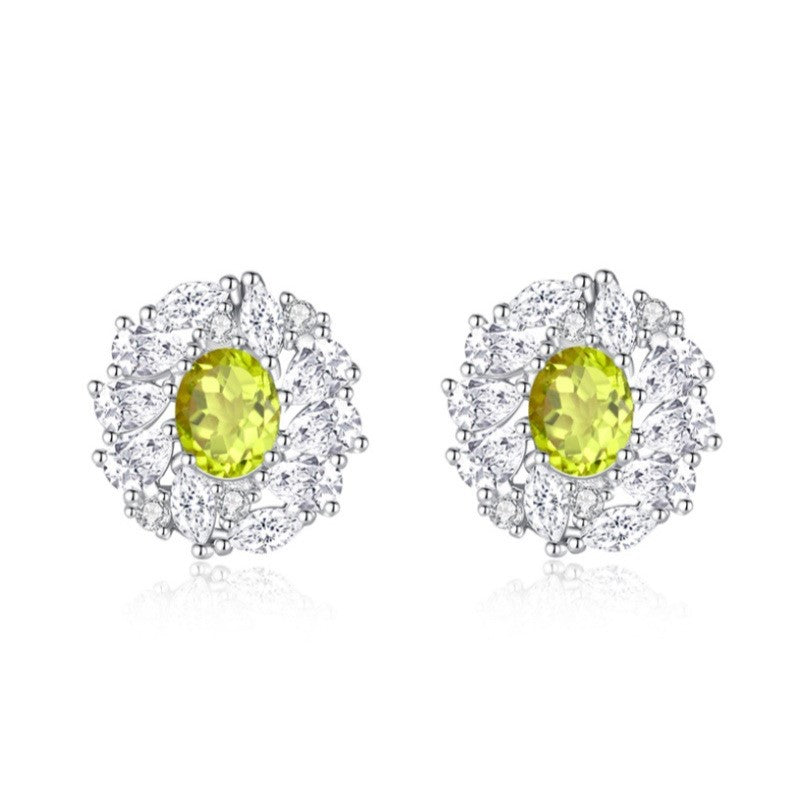 925 Sterling Silver Earring Mount for 4x5mm Oval Gemstone, Multiple Unset Styles DIY