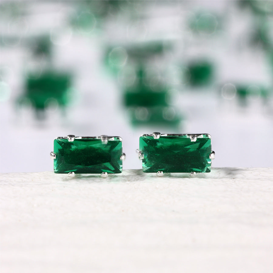 2.5x5mm Rectangle Zircon Beads