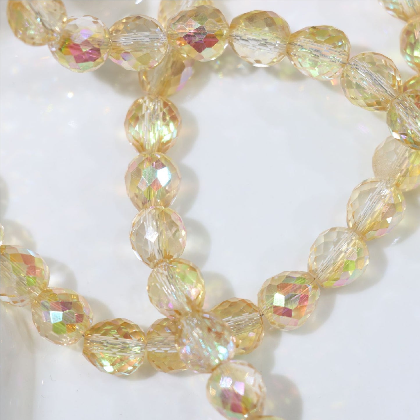 Premium 8/10mm Fat Teardrop Strawberry Crystals Beads