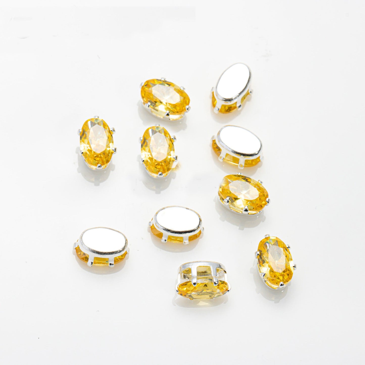 3x5mm Oval Zircon Beads