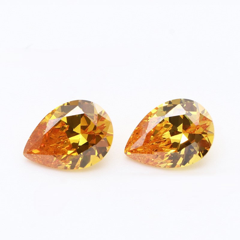 5A Pear Shape Loose CZ Stone - Bulk