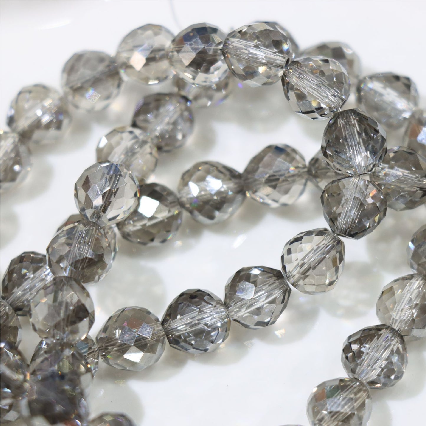 Premium 8/10mm Fat Teardrop Strawberry Crystals Beads