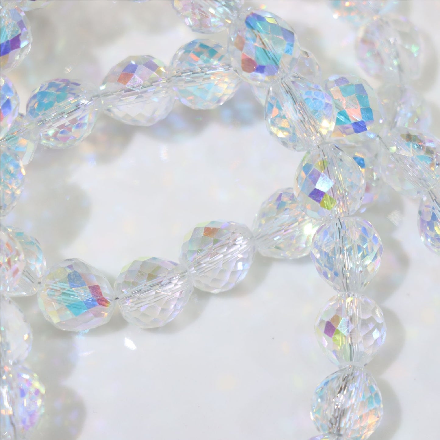 Premium 8/10mm Fat Teardrop Strawberry Crystals Beads