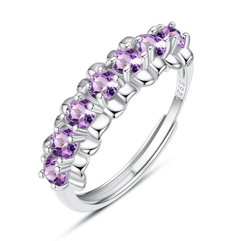 925 Sterling Silver Ring Mount for 3mm Round Amber/Jade/Pearl/Crystal