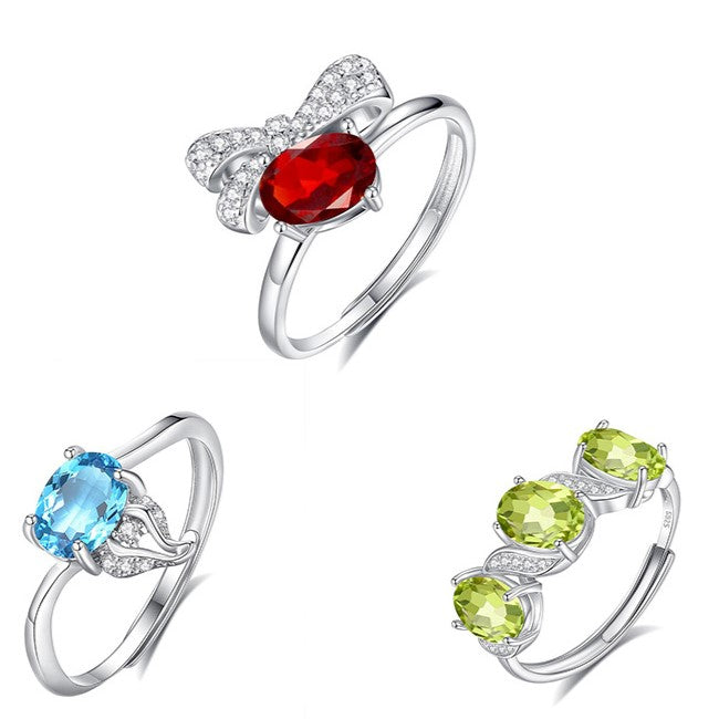 925 Sterling Silver Ring Mount for 5x7mm Oval Gemstone