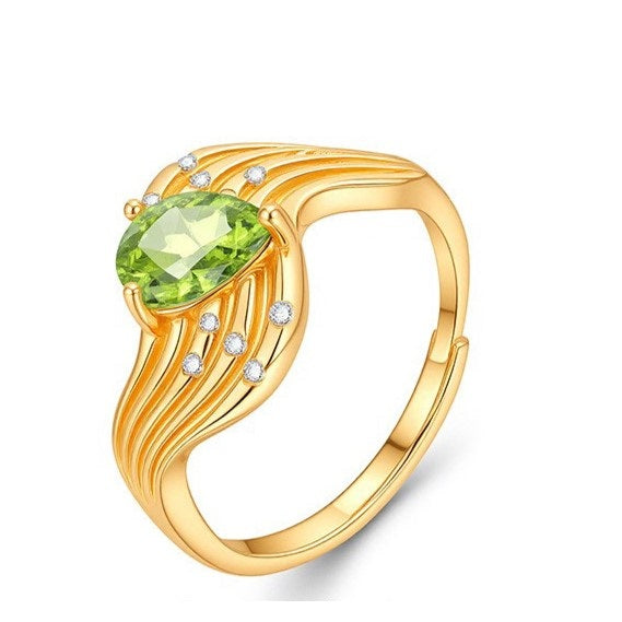 925 Sterling Silver Ring Mount for 4x6mm Pear Gemstone, Twisted Wave-Edge Luxury DIY