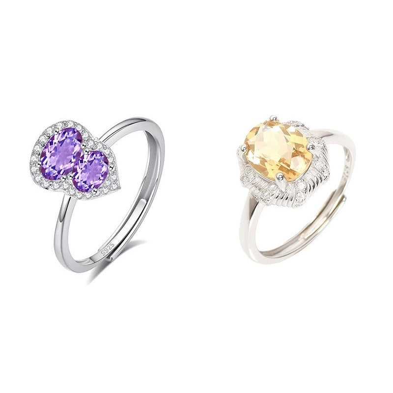 925 Sterling Silver Ring Mount for 7x9mm Oval Gemstone, Minimalist DIY Setting