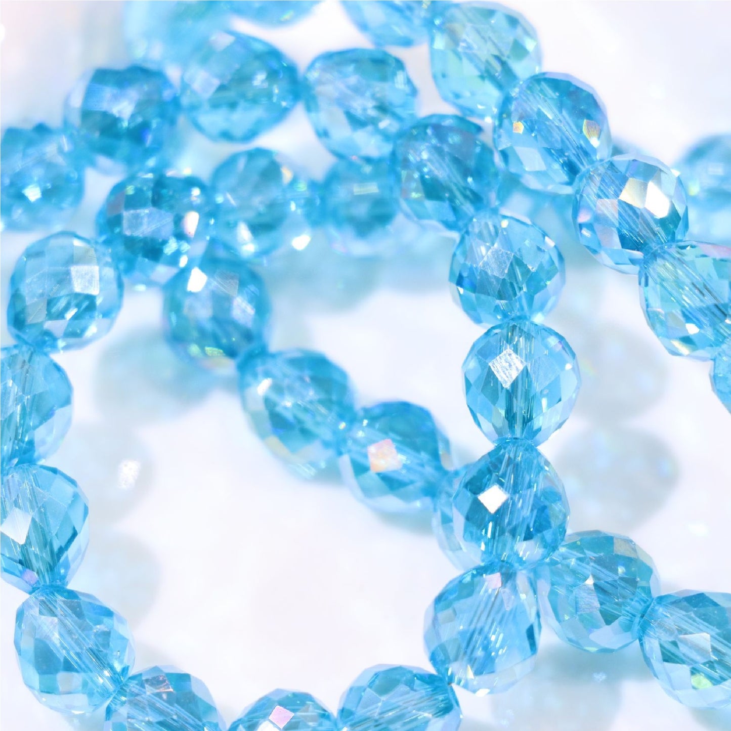 Premium 8/10mm Fat Teardrop Strawberry Crystals Beads