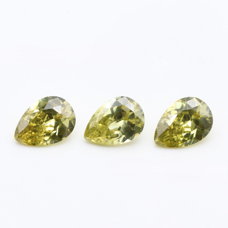 5A Pear Shape Loose CZ Stone - Bulk