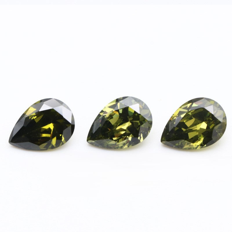5A Pear Shape Loose CZ Stone - Bulk