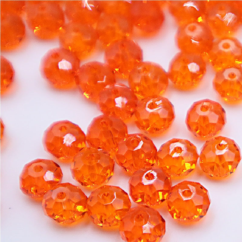 Premium 4/6/8mm Rondelles Crystal Beads-PureLucent Collection