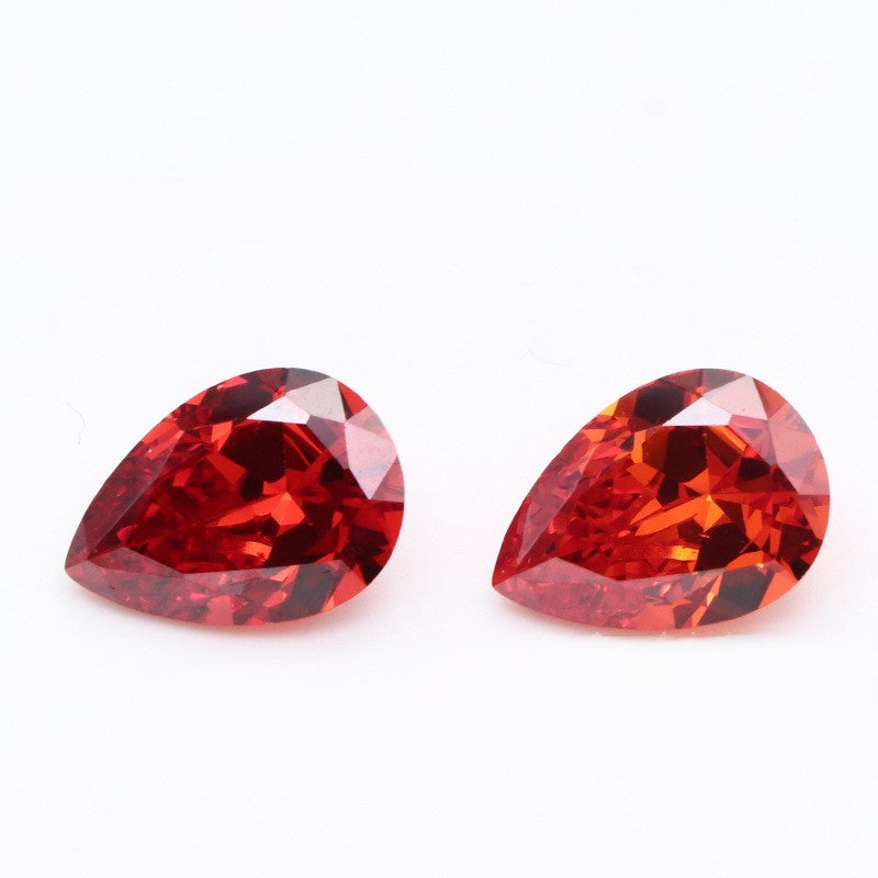 5A Pear Shape Loose CZ Stone - Bulk
