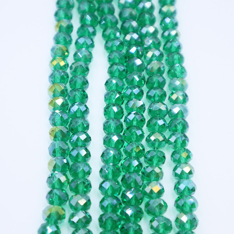 Premium 4/6/8mm Rondelles Crystal Beads-PureLucent Glitter Collection