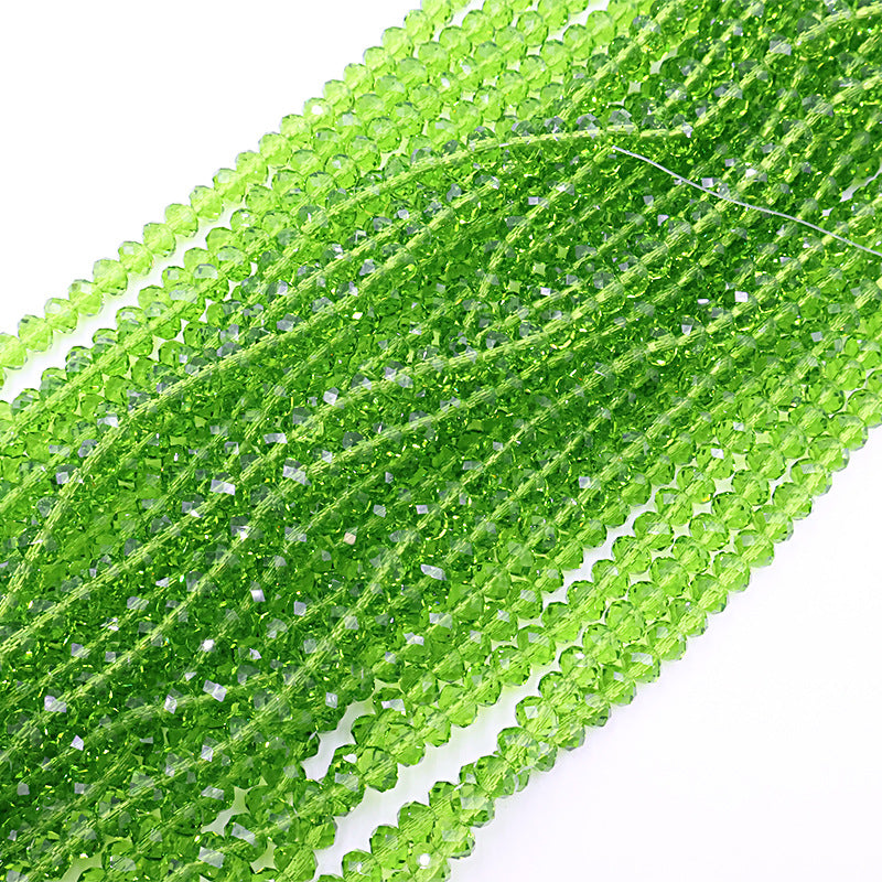 Premium 4/6/8mm Rondelles Crystal Beads-PureLucent Collection