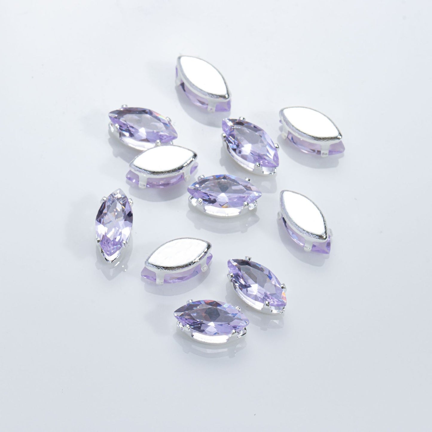 3x6mm Marquise Prong-Set CZ