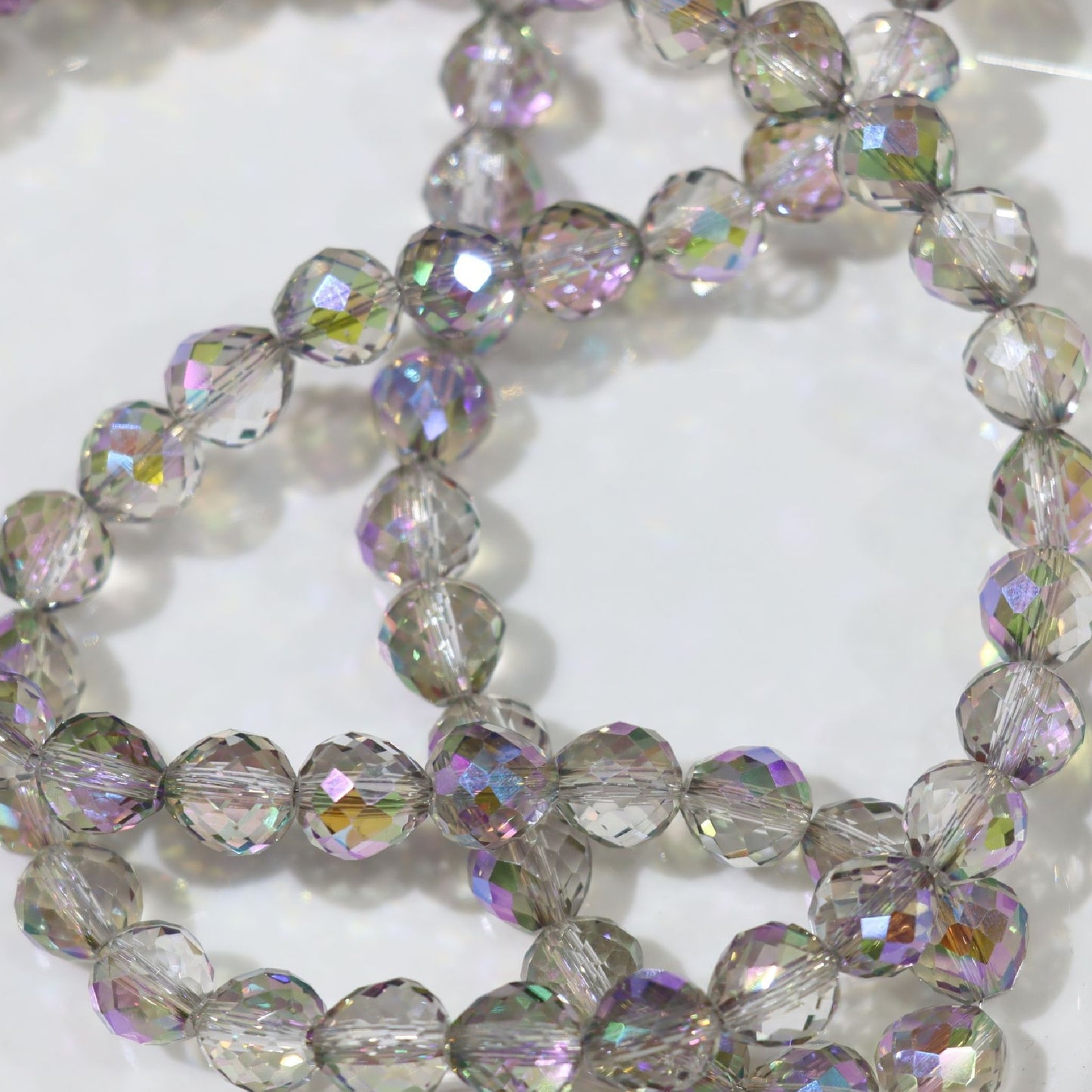 Premium 8/10mm Fat Teardrop Strawberry Crystals Beads