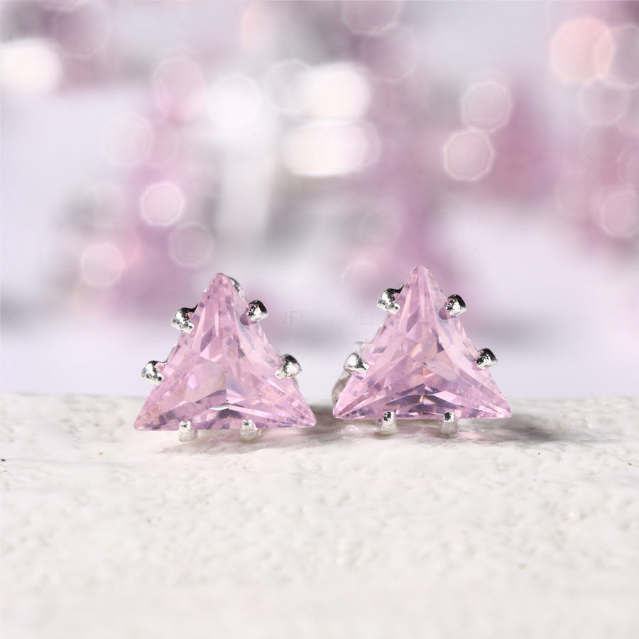 5mm Triangle Prong-Set CZ