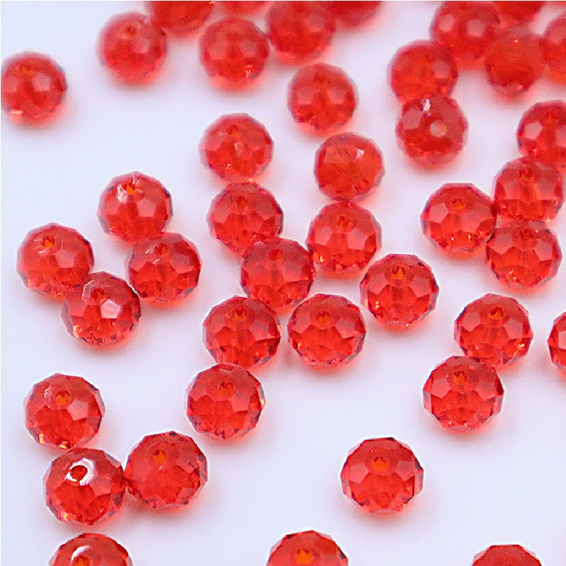 Premium 4/6/8mm Rondelles Crystal Beads-PureLucent Collection