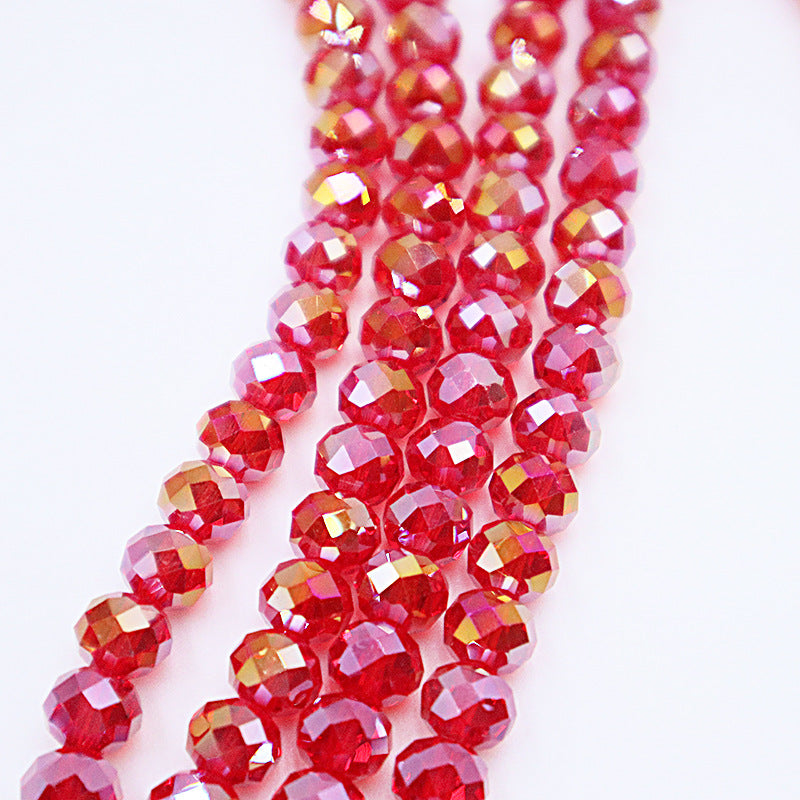 Premium 4/6/8mm Rondelles Crystal Beads-PureLucent Glitter Collection