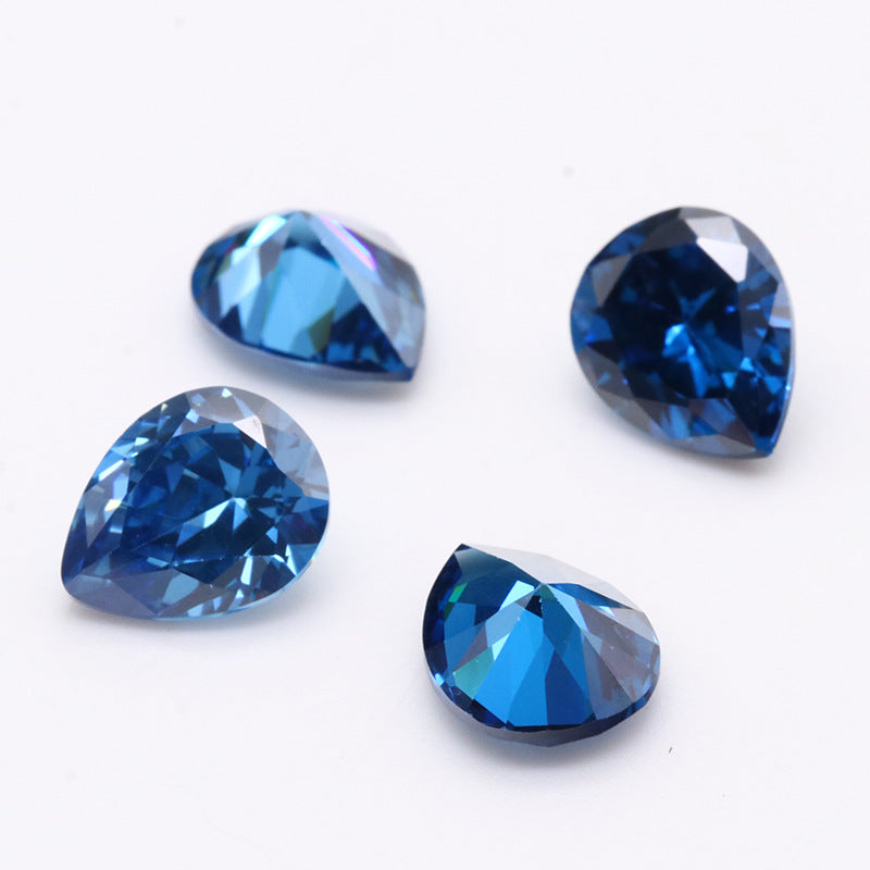 5A Pear Shape Loose CZ Stone - Bulk