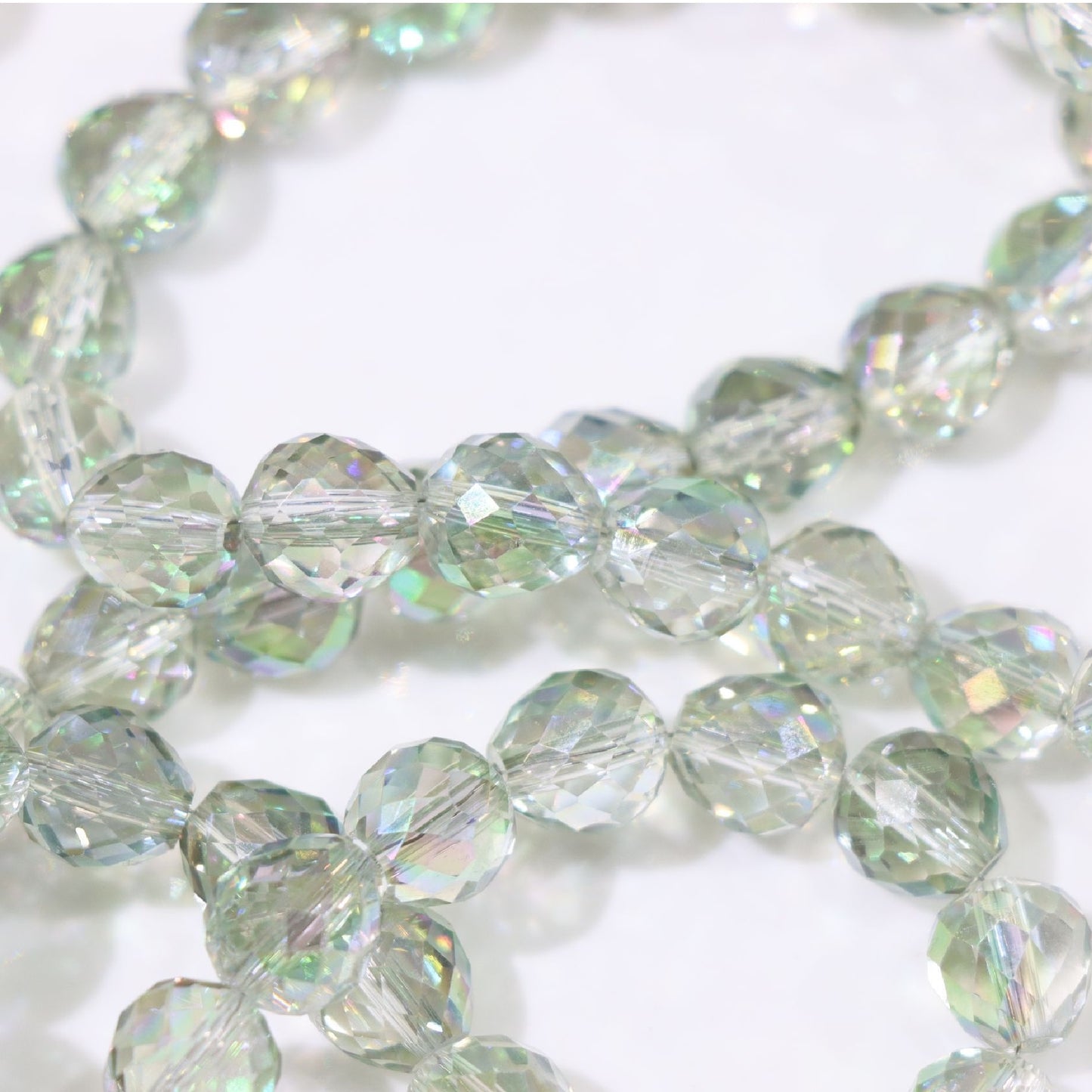 Premium 8/10mm Fat Teardrop Strawberry Crystals Beads