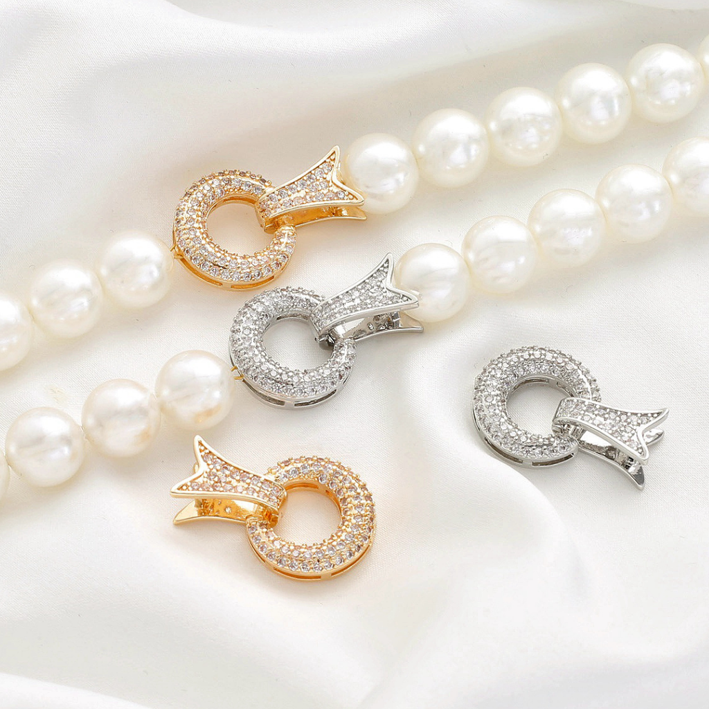 Round Shape Zircon Closure