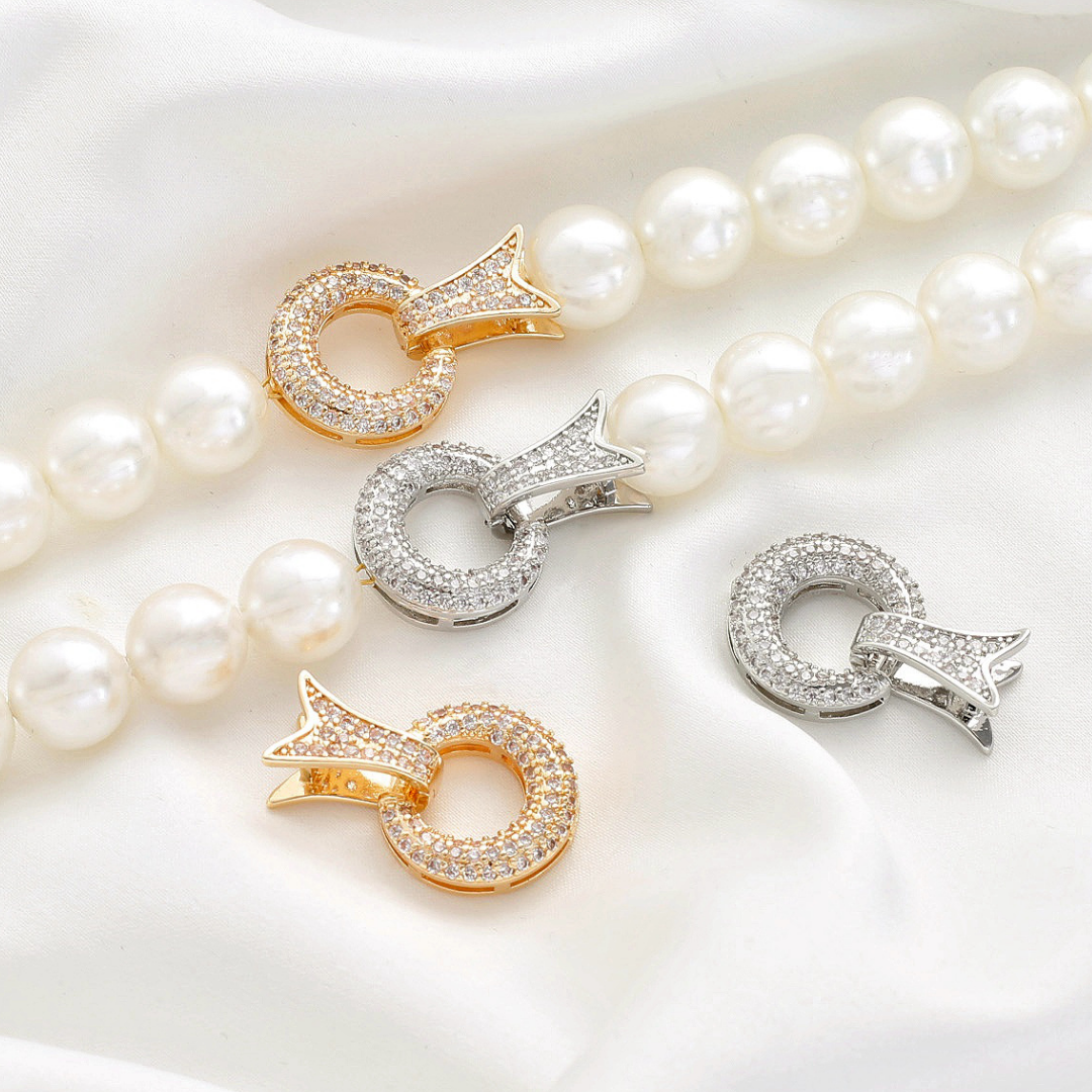 Round Shape Zircon Closure