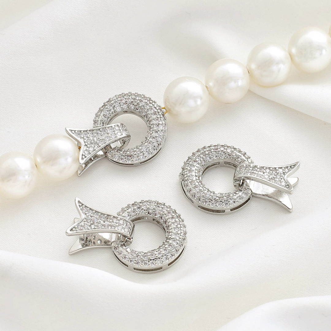 Round Shape Zircon Closure