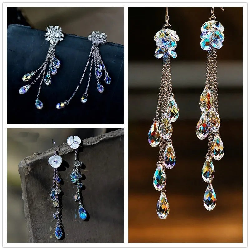 Premium 13MM Teardrop Crystal AB Faceted Beads