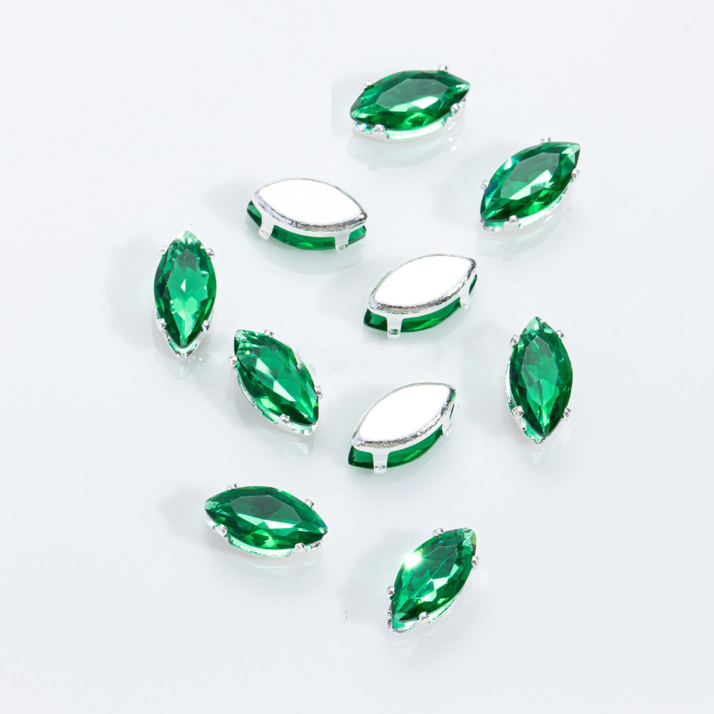 5x10mm Marquise Cut Rhinestone Beads