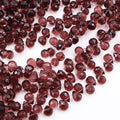 Premium 8MM Teardrop Faceted Beads - Purple Family