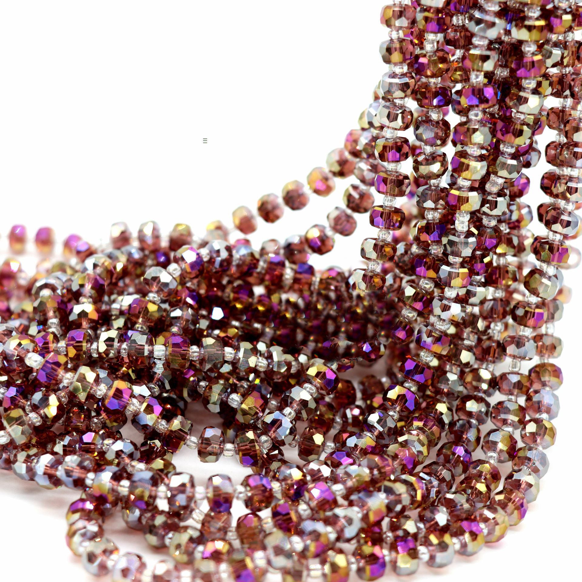 8MM Rondelle Beads