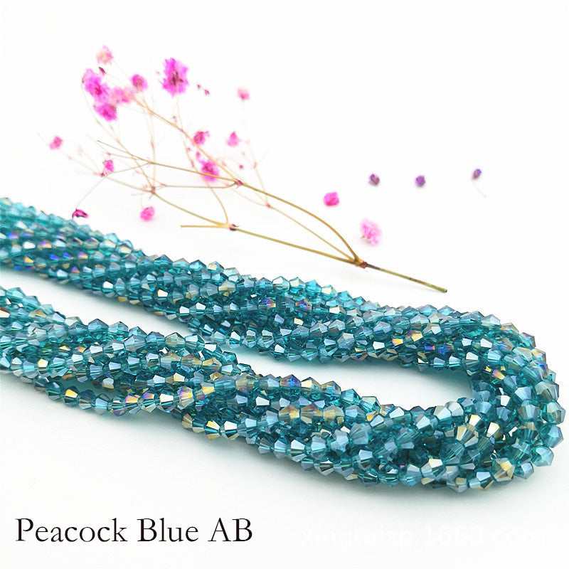 10 Strands 5/6/8mm Bicone Crystal Beads