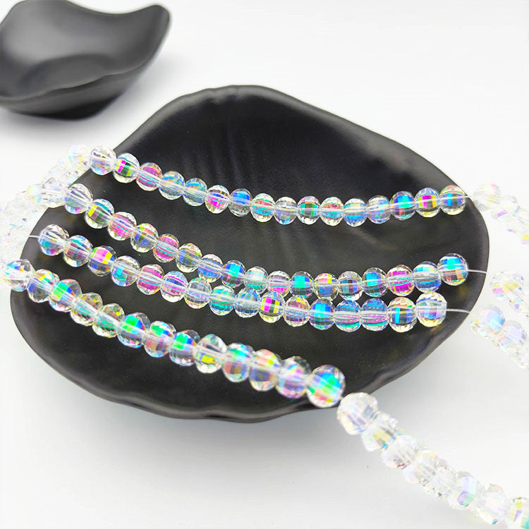 Premium 8MM Oval Round Crystal Beads