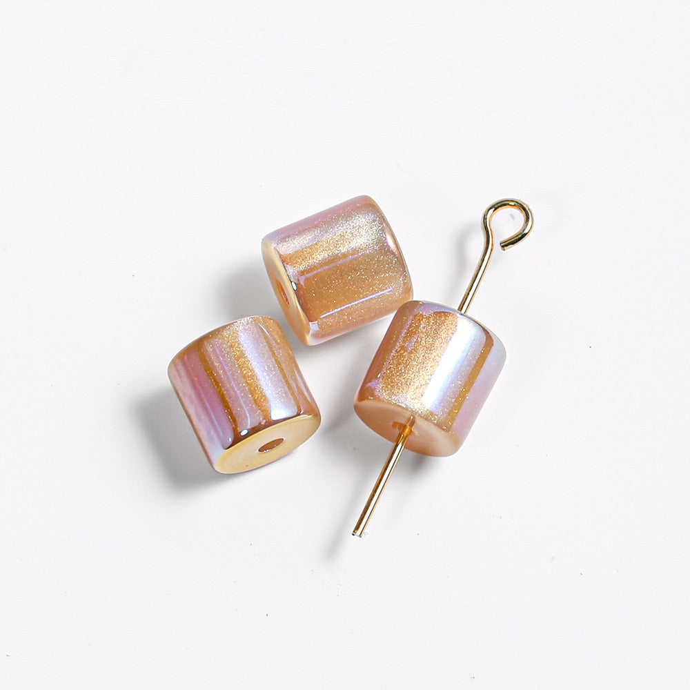 Mermaid Cylinder Tube Beads