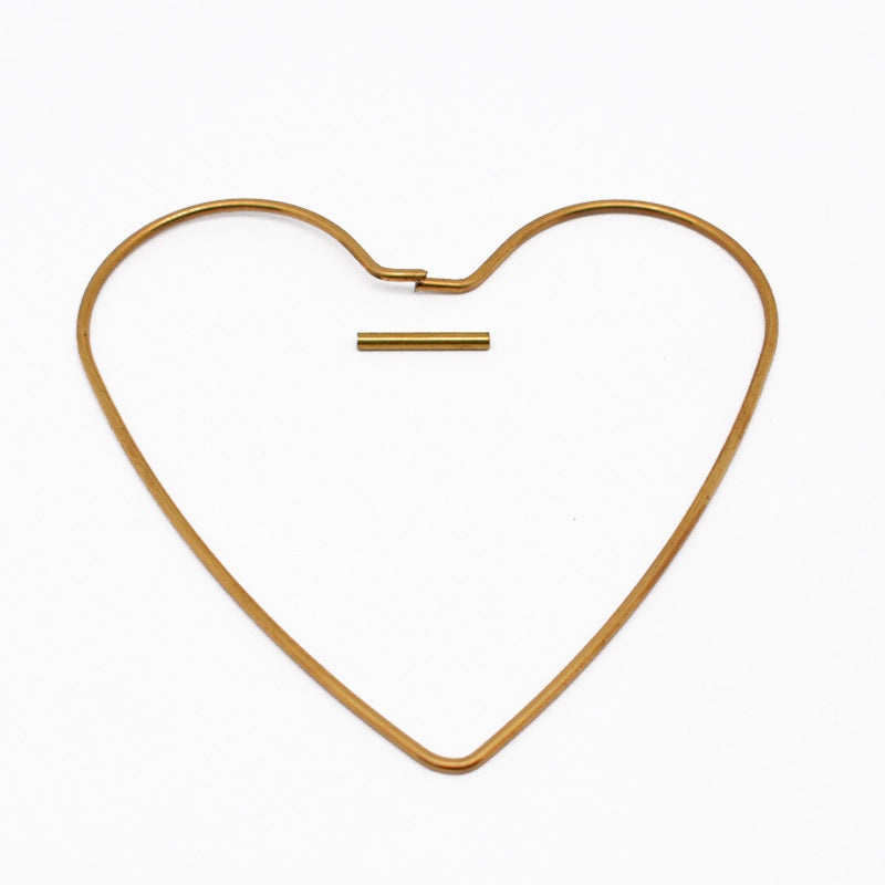 10pcs Brass Circle Connector Hoops