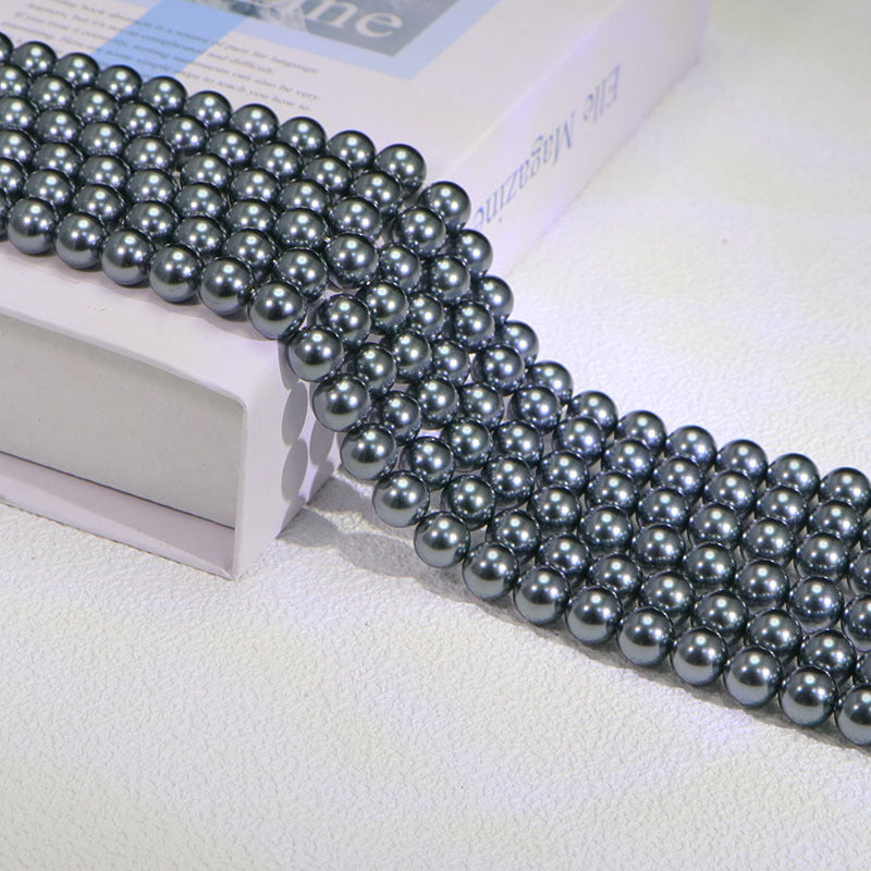 40cm Crystal Round Pearls, Full-Drilled Beads, 2-14mm, Swarovski Color