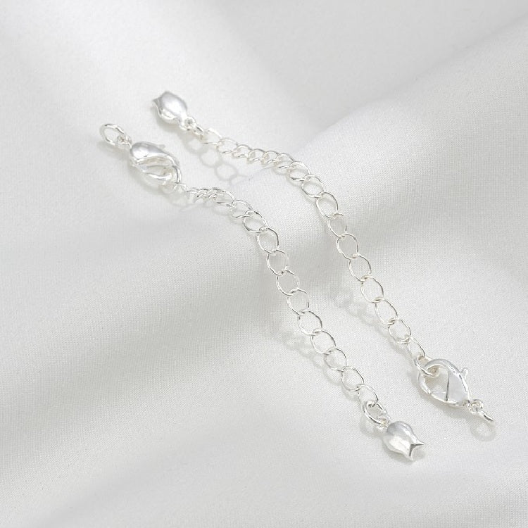 Lobster Clasp with Extended Chain-5pcs