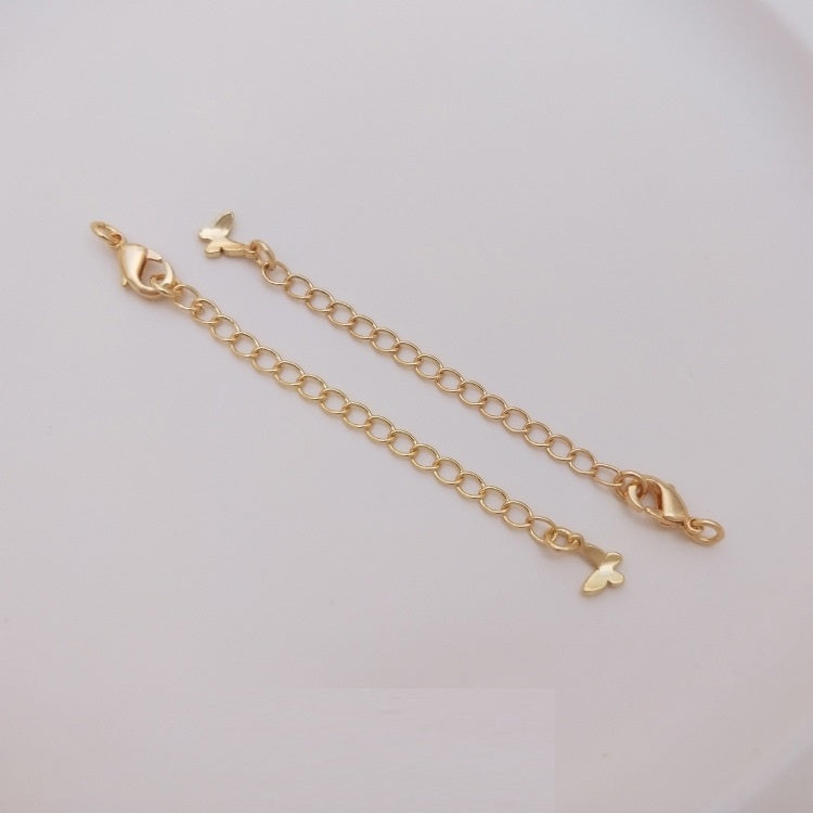 Lobster Clasp with Extended Chain-5pcs