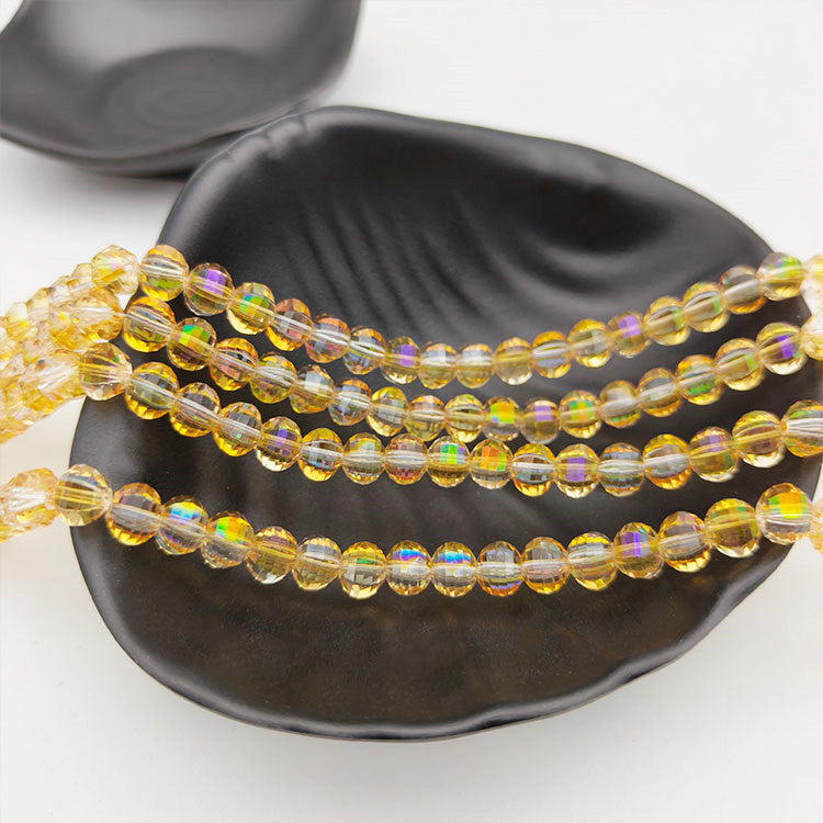 Premium 8MM Oval Round Crystal Beads