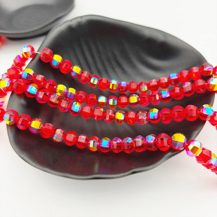 Premium 8MM Oval Round Crystal Beads