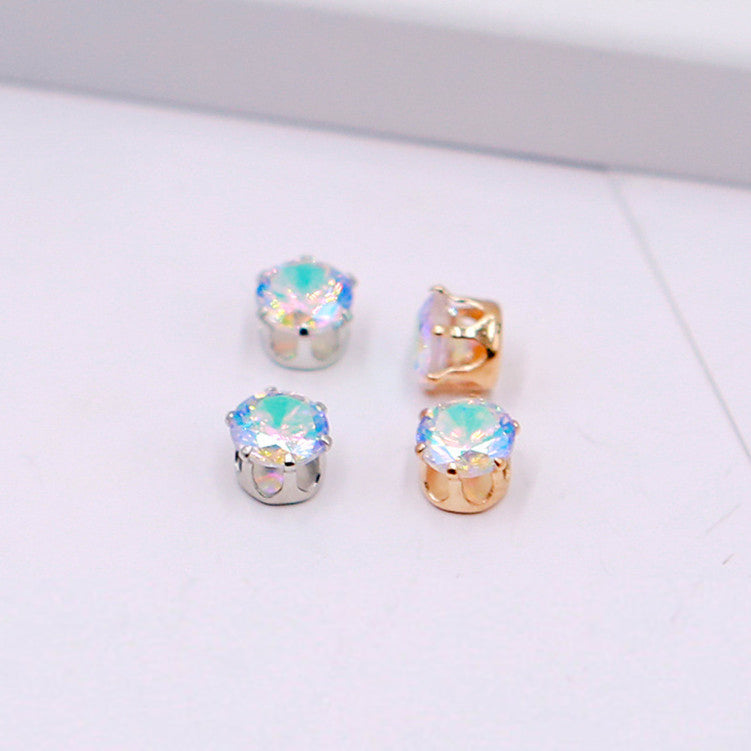 8MM Round Prong-Set CZ