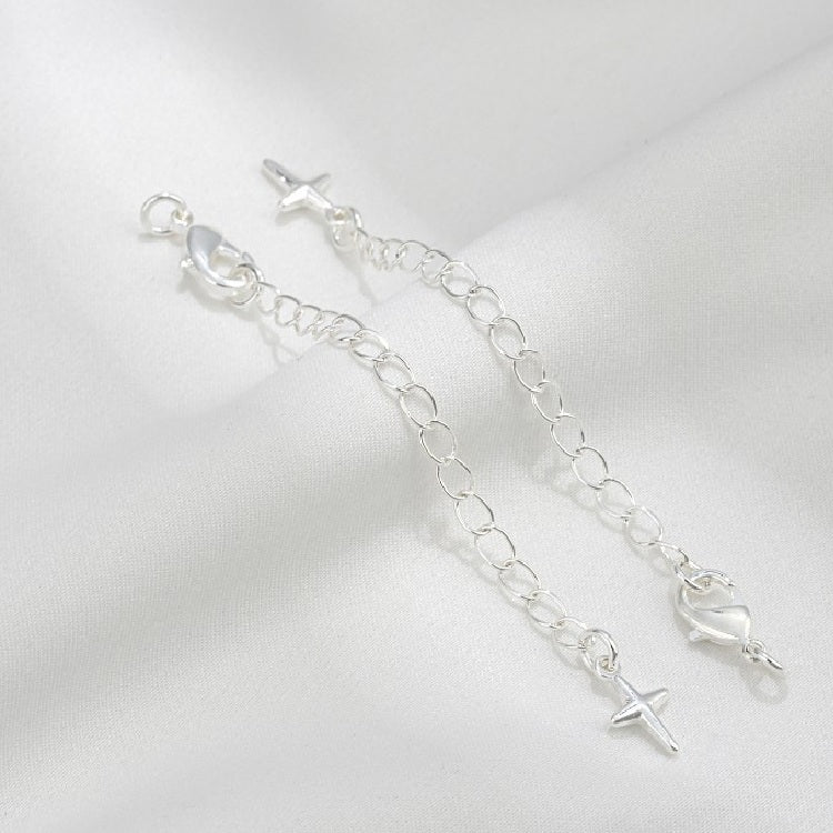 Lobster Clasp with Extended Chain-5pcs